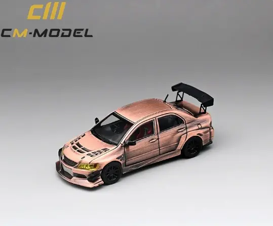 1:64 Mitsubishi Lancer Evolution Ix (9) Widebody -- Raw Bronze -- Cm-Model 1