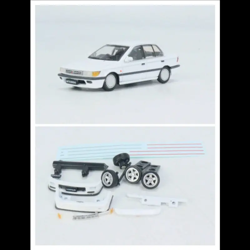 1:64 Mitsubishi Lancer Gti 1988 -- White -- Bm Creations 2