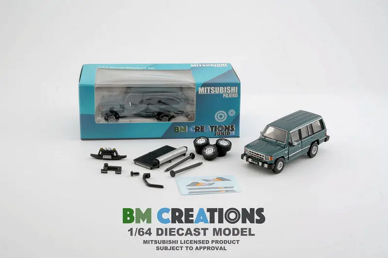1:64 Mitsubishi Pajero (1St Gen) -- Green -- Bm Creations 1