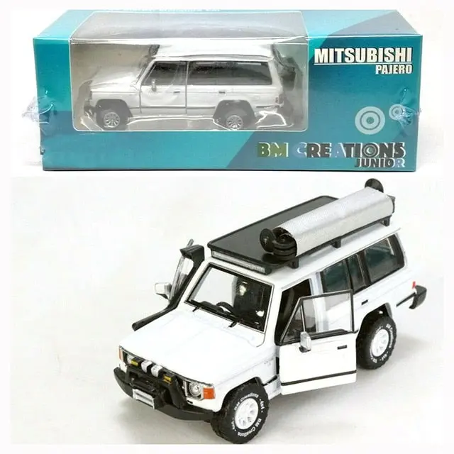 1:64 Mitsubishi Pajero (1St Gen) -- White -- Bm Creations 1