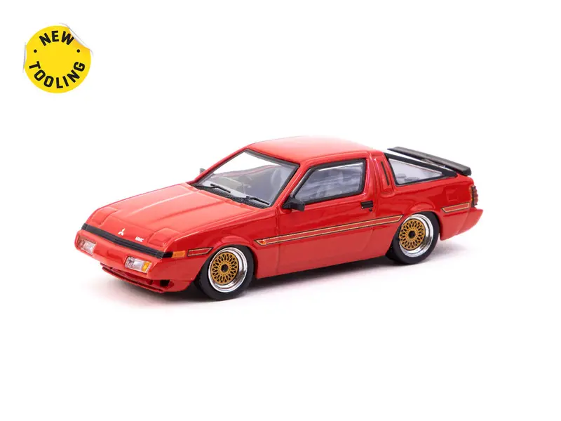 1:64 Mitsubishi Starion -- Bright Red -- Tarmac Works 1