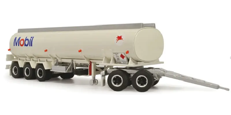 1:64 Mobil Oil Tanker -- Additional Trailer And Dolly -- Highway Replicas Truck 1