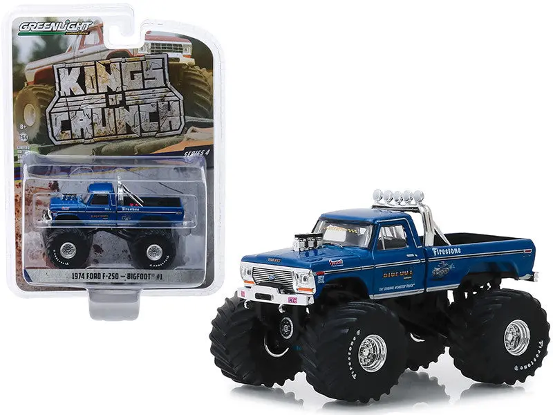 1:64 Monster Truck -- 1974 Ford F-250 -- Bigfoot #1 --  Greenlight 1