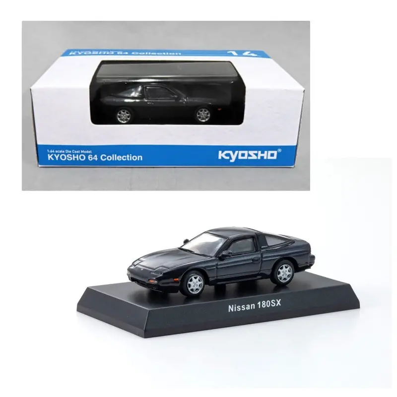 1:64 Nissan 180Sx Coupe -- Dark Grey Metallic -- Kyosho 07115E 1