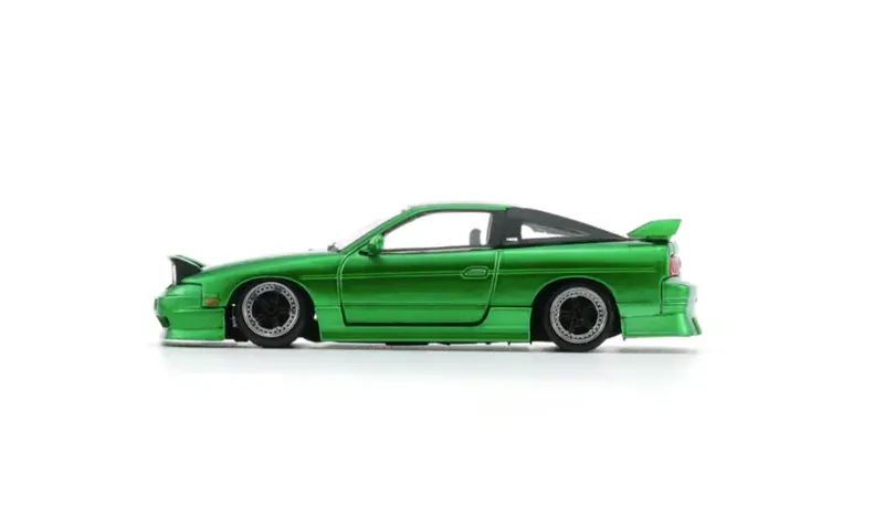 1:64 Nissan 180Sx (Prs13 Silvia) -- Metallic Green -- Bm Creations 2
