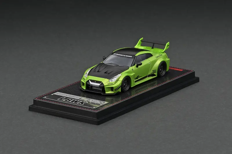 1:64 Nissan 35Gt-Rr -- Lb-Silhouette Works Gt - Green Metallic -- Ignition Model 1