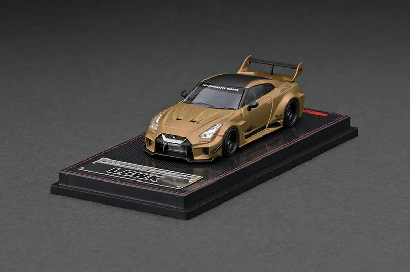 1:64 Nissan 35Gt-Rr -- Lb-Silhouette Works Gt -- Matte Gold -- Ignition Model 1