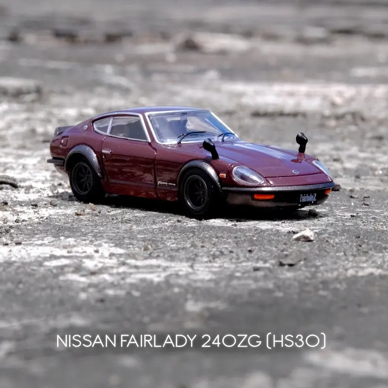 1:64 Nissan Fairlady 240Zg (Hs30) -- Maroon -- Inno64 1
