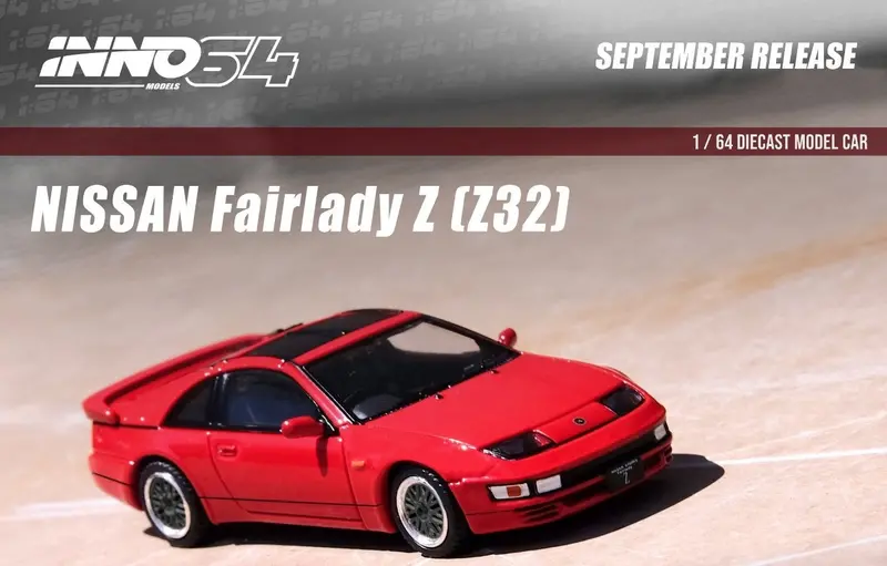 1:64 Nissan Fairlady 300Zx (Z32) -- Aztec Red -- Inno64 1