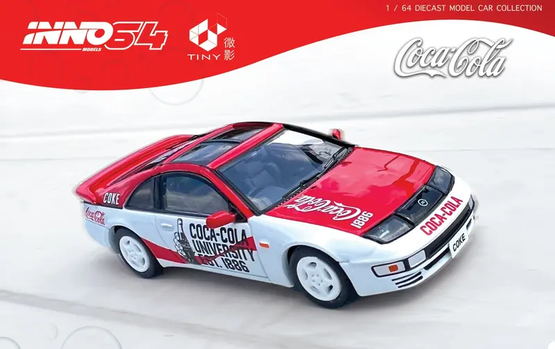 1:64 Nissan Fairlady 300Zx (Z32) -- Coca-Cola -- Inno64 1
