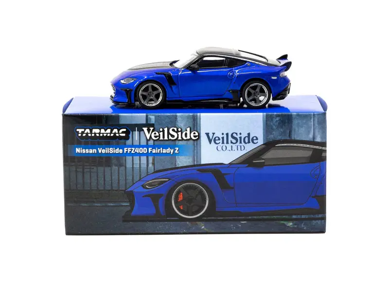 1:64 Nissan Fairlady Z Veilside Ffz400 -- Blue -- Tarmac Works 1