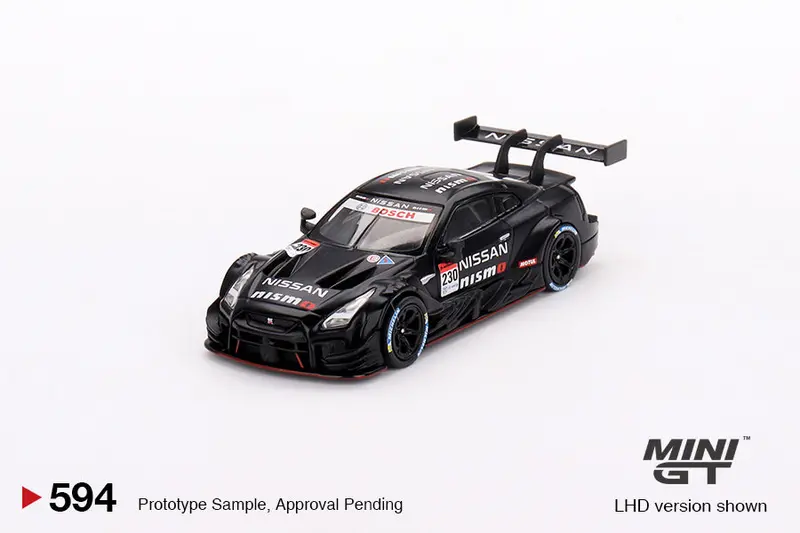 1:64 Nissan Gt-R Nismo Gt500 -- 2021 Prototype #230 Super Gt Series -- Mini Gt 1