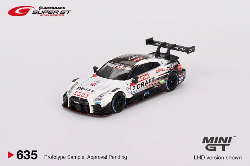 1:64 Nissan Gt-R Nismo Gt500 -- #3 Nddp Racing 2021 Super Gt Series -- Mini Gt 1