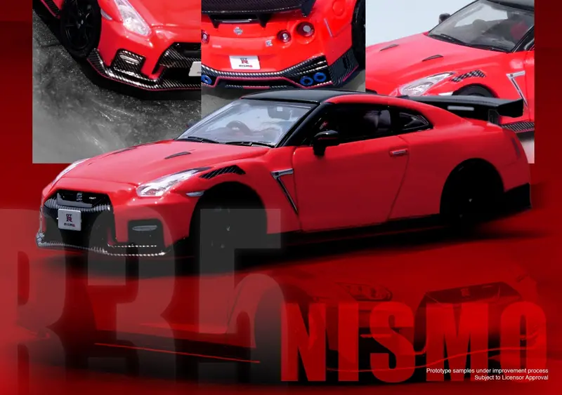 1:64 Nissan Gt-R (R35) Nismo -- Red -- Inno64 1