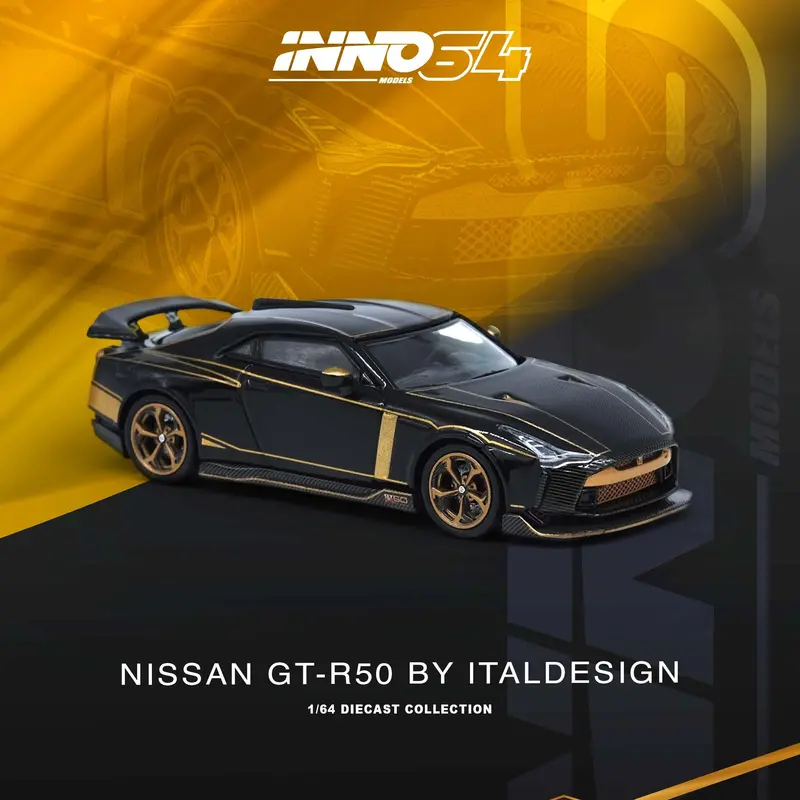 1:64 Nissan Gt-R50 By Italdesign -- Black -- Inno64 1