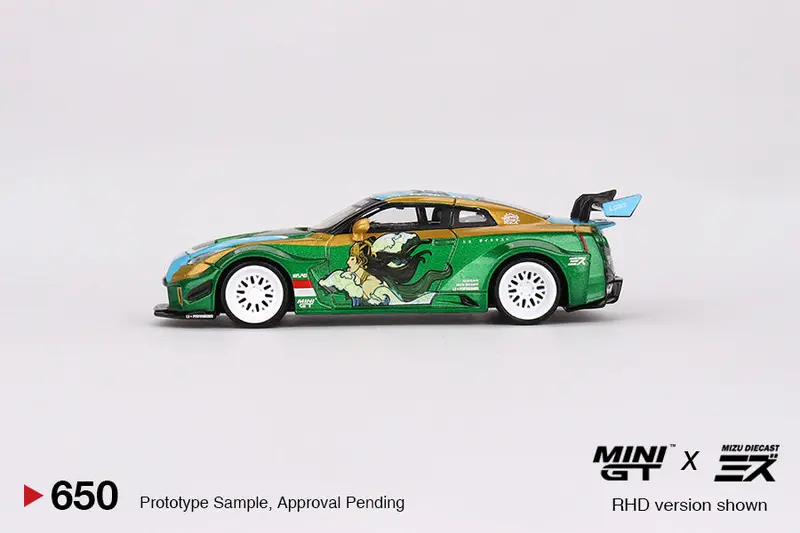 1:64 Nissan Gt-Rr (R35) -- Lb-Silhouette “Princess Roro” -- Mini Gt X Mizu 2