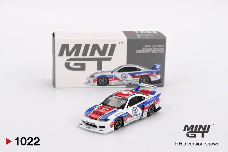 1:64 Nissan Lb-Super Silhouette S15 Silvia Garasidrift X Lbwk - Mini Gt Mgt01022 1
