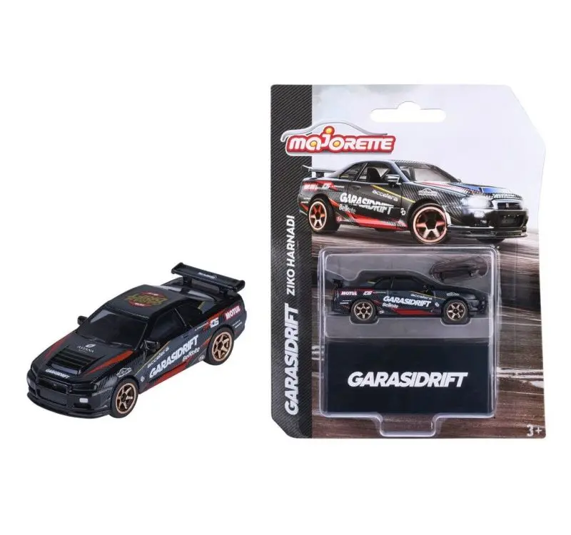 1:64 Nissan R34 Skyline Gt-R -- Garasi Drift - Ziko Harnadi -- Majorette 1