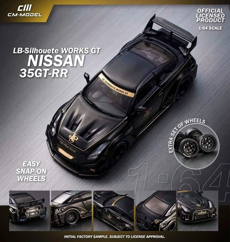 1:64 Nissan R35 Lbwk Super Silhouette 35Gt-Rr -- Jps -- Cm-Model 1