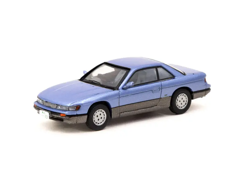 1:64 Nissan S13 Silvia Vertex -- Blue/Grey -- Tarmac Works X J Collection 1
