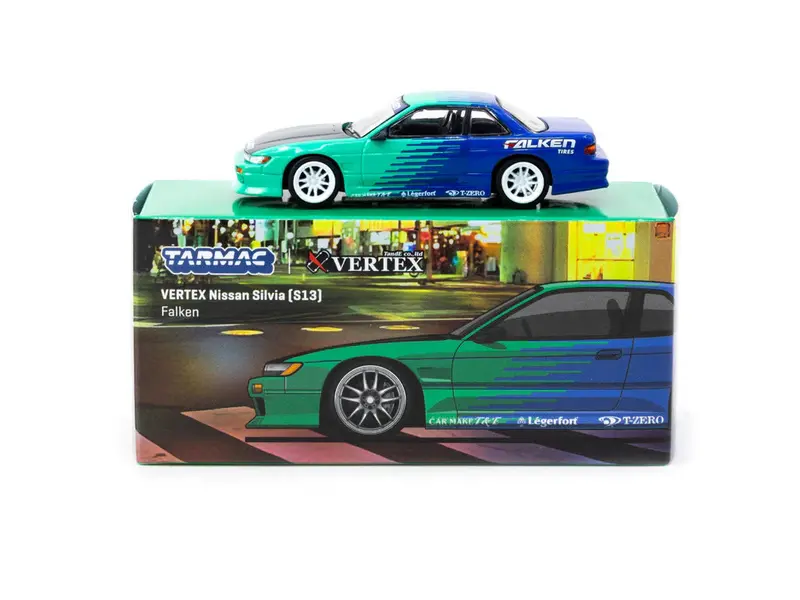 1:64 Nissan S13 Silvia Vertex -- Falken Tyres -- Tarmac Works 1