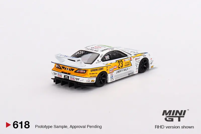 1:64 Nissan S15 Silvia Lb-Super Silhouette -- #23 2022 Goodwood -- Mini Gt 2