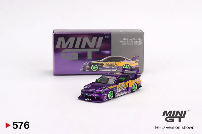 1:64 Nissan S15 Silvia Lb-Super Silhouette -- Formula Drift Japan -- Mini Gt Mgt 1