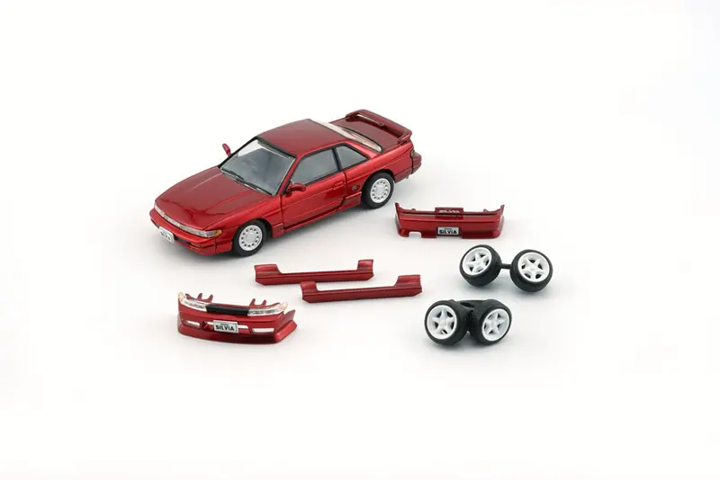1:64 Nissan Silvia S13 -- Red -- Bm Creations 1