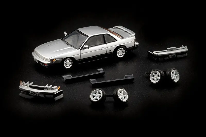 1:64 Nissan Silvia S13 -- Silver/Grey -- Bm Creations 1