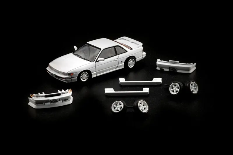 1:64 Nissan Silvia S13 -- White -- Bm Creations 1