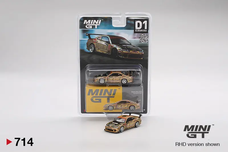 1:64 Nissan Silvia (S15) -- Top Secret D1gp -- Mini Gt Mgt00714 1