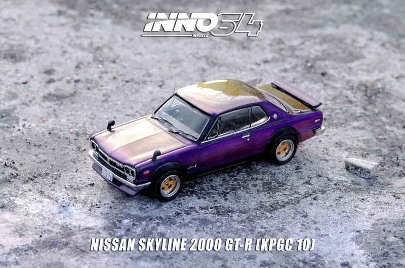 1:64 Nissan Skyline 2000 Gt-R (Kpgc10) -- Midnight Purple -- Inno64 1