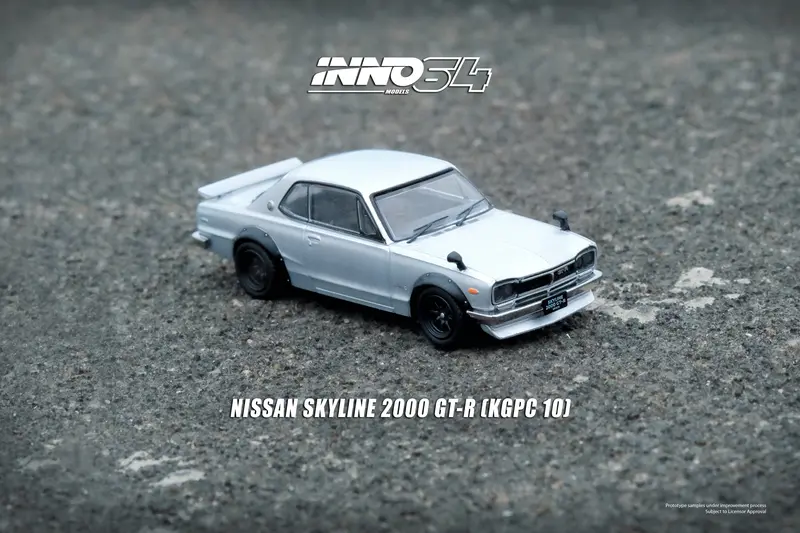 1:64 Nissan Skyline 2000 Gt-R (Kpgc10) -- Silver -- Inno64 1