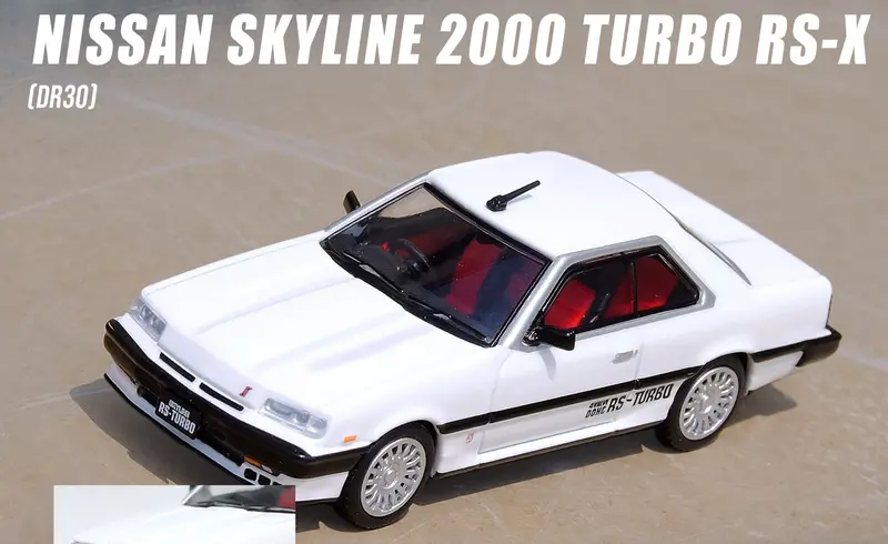 1:64 Nissan Skyline 2000 Turbo Rs-X (Dr30) -- White-- Inno64 1