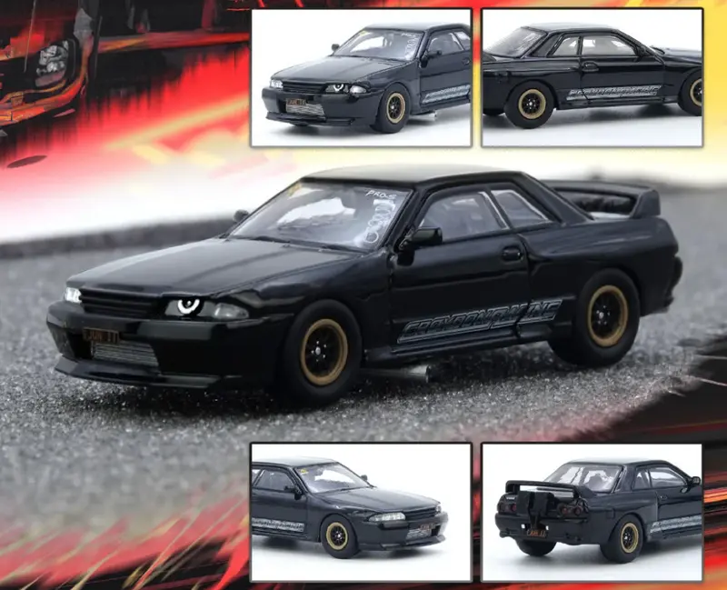 1:64 Nissan Skyline Gt-R (R32) -- Jun Ii - Black -- Inno64 Australia Exclusive 1