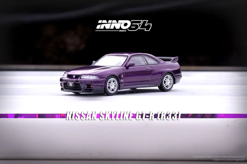 1:64 Nissan Skyline Gt-R (R33) -- Midnight Purple -- Inno64 1