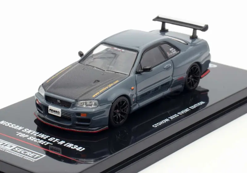 1:64 Nissan Skyline Gt-R (R34) Top Secret -- Inno64 Gtshow 2025 Event Edition 1