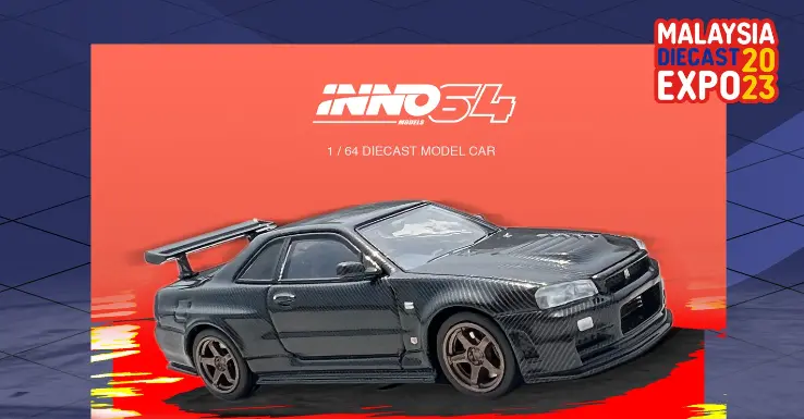 1:64 Nissan Skyline Gt-R (R34) Z-Tune - Full Carbon -- Inno64 Malaysia Expo 2023 1