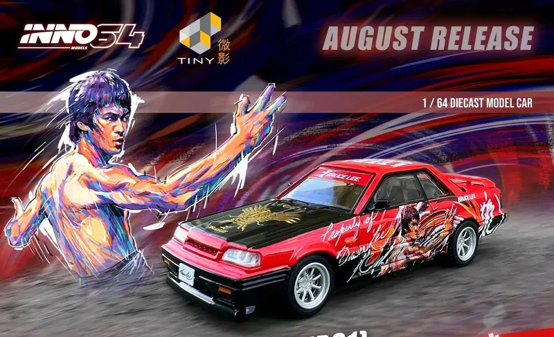 1:64 Nissan Skyline Gts-R (R31) -- Bruce Lee -- Inno64 1