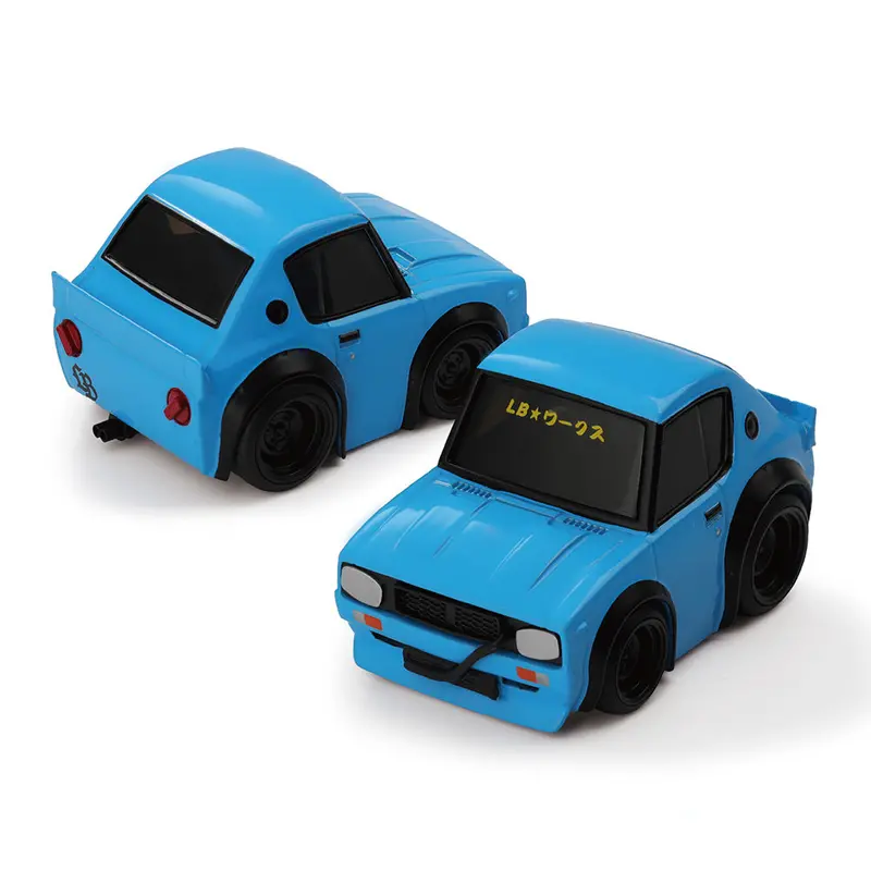 1:64 Nissan Skyline Kenmeri Liberty Walk -- Baby Blue -- Qubecarz X Mini Gt 1