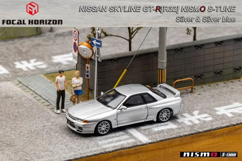 1:64 Nissan Skyline R32 Gtr Nismo S-Tune -- Silver -- Focal Horizon 1