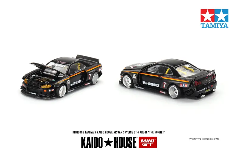 1:64 Nissan Skyline R34 Gtr -- Tamiya "The Hornet" -- Kaido House X Mini Gt 1