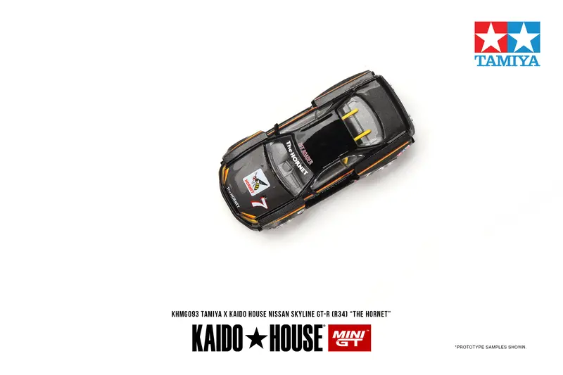 1:64 Nissan Skyline R34 Gtr -- Tamiya "The Hornet" -- Kaido House X Mini Gt 2