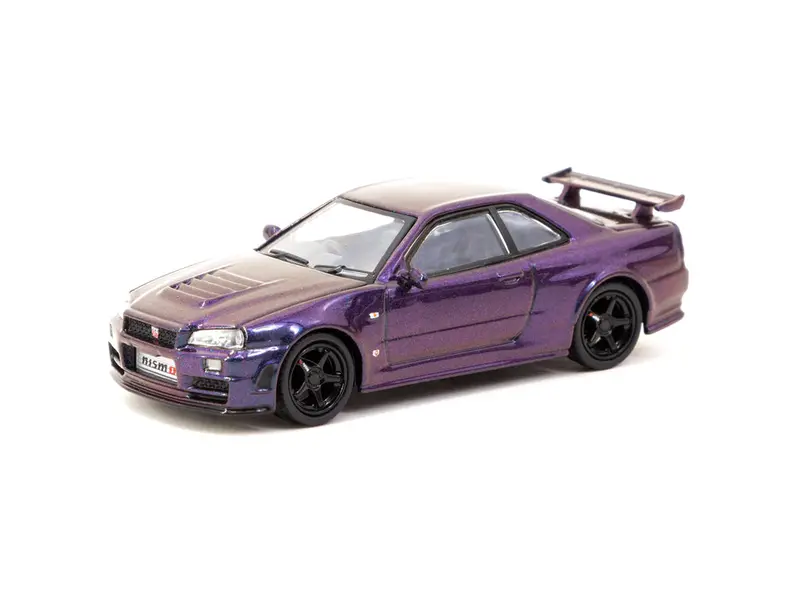 1:64 Nissan Skyline R34 Gtr Z-Tune -- Midnight Purple -- Tarmac Works X Schuco 1