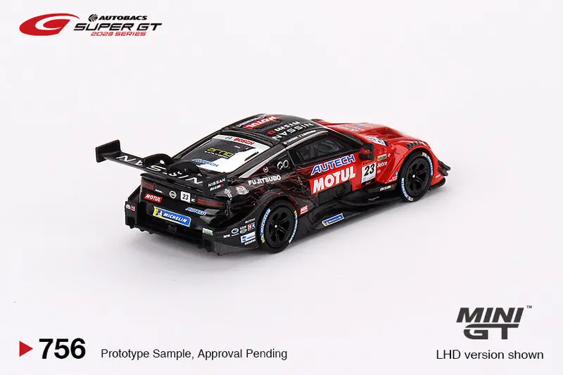 1:64 Nissan Z Gt500 -- #23 "Motul Z" Nismo 2023 Super Gt Series -- Mini Gt 2