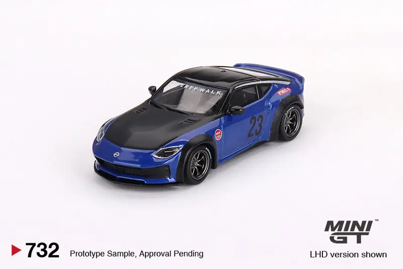 1:64 Nissan Z Lb-Nation Works -- Serian Blue -- Mini Gt 1