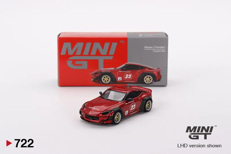 1:64 Nissan Z Pandem -- Passion Red -- Mini Gt Mgt00722 1