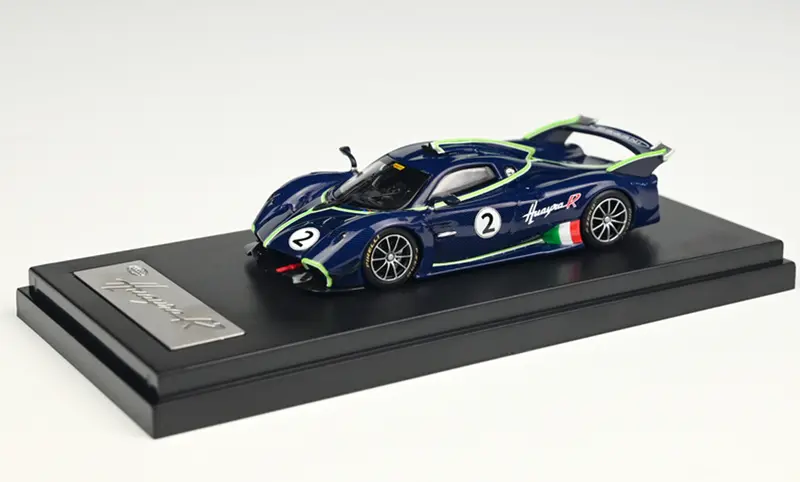 1:64 Pagani Huayra R -- Carbon Blue/Green -- Lcd Models 1
