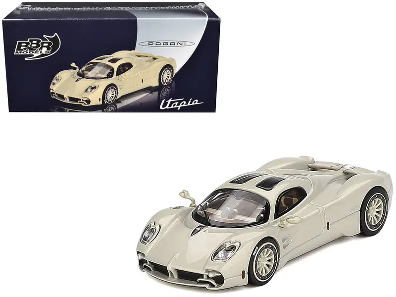 1:64 Pagani Utopia -- Presentation Grigio Rinascimento -- Bbr Bbrdie6430 1