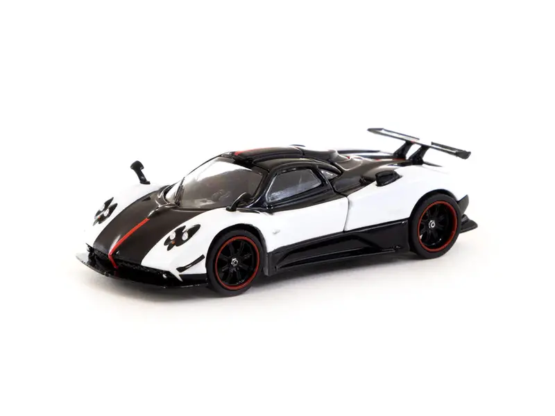 1:64 Pagani Zonda Cinque -- Bianco Benny (Black/White) -- Tarmac Works 1